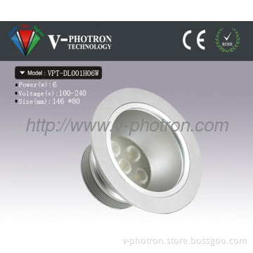 best sell on high power 6w LED down light